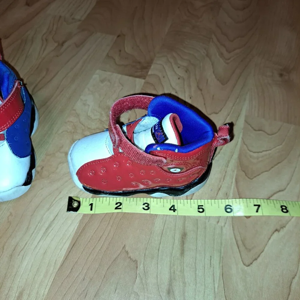 Nike Jordan Jumpman Team 2 PS Red,White&Blue Little Kids Sneakers,2018 Size 4C - Picture 2 of 12